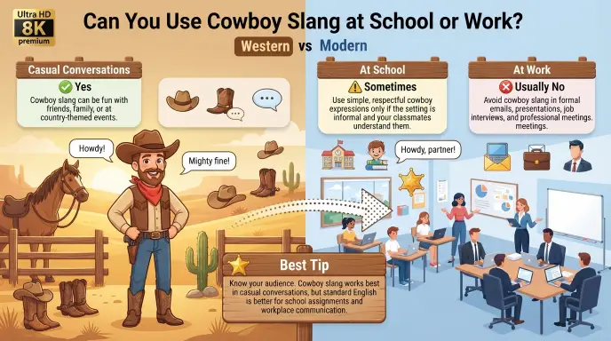 Can You Use Cowboy Slang at School or Work?