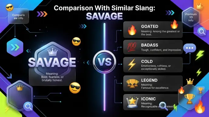 Comparison With Similar Slang