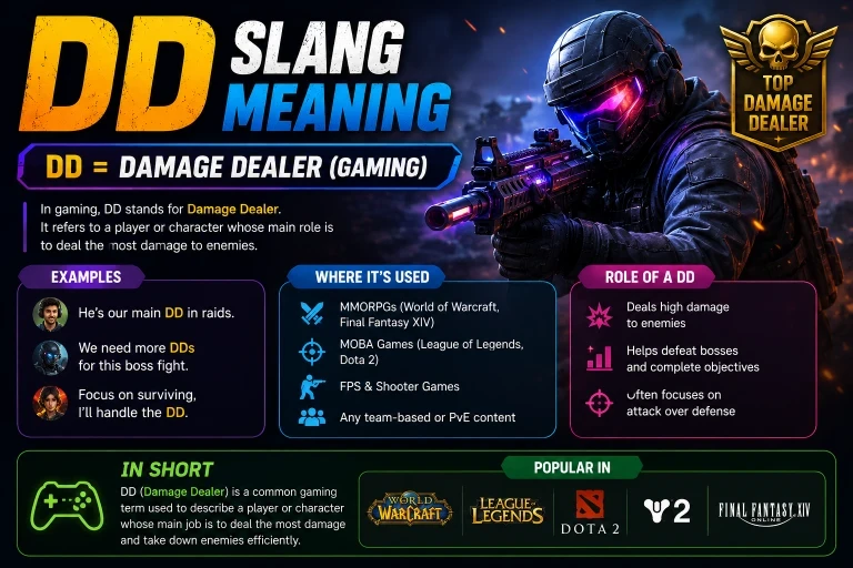 DD = Damage Dealer (Gaming)