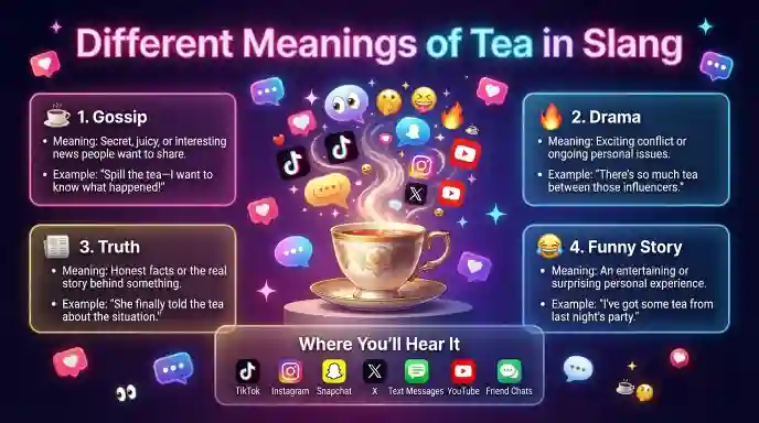 Different Meanings of Tea in Slang