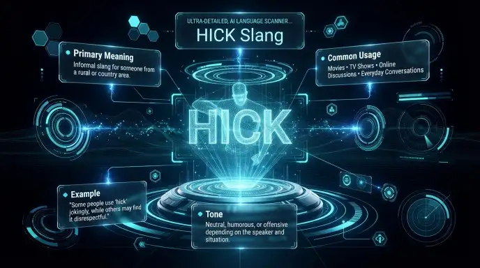 hick slang