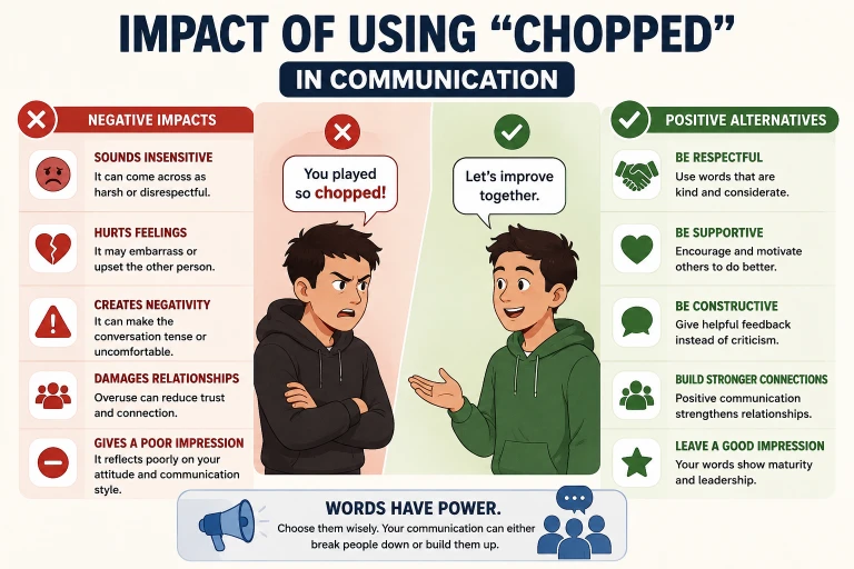 Impact of Using Chopped in Communication