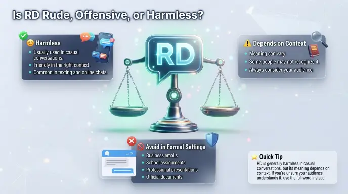 Is RD Rude, Offensive, or Harmless?