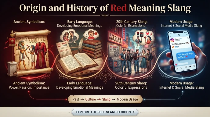 Origin and History of Red Meaning Slang