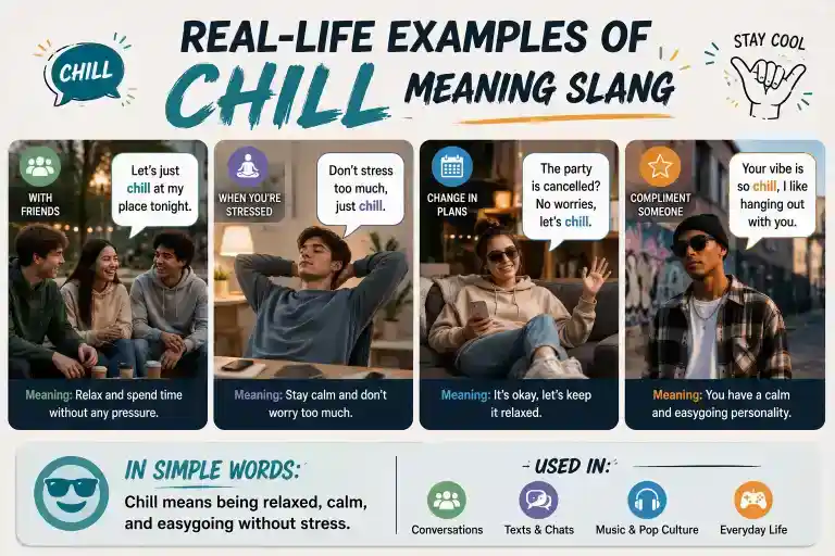 Real-Life Examples of Chill Meaning Slang