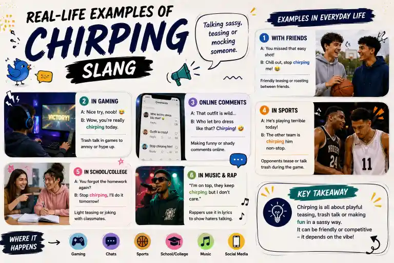 Real-Life Examples of Chirping Slang