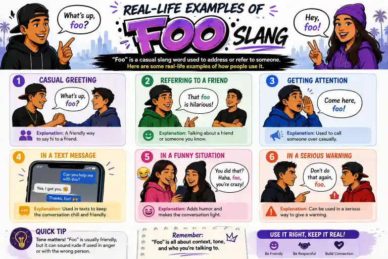 Real Life Examples of Foo Slang