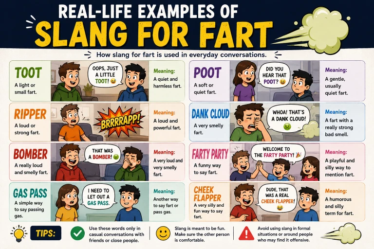 Real-Life Examples of Slang for Fart