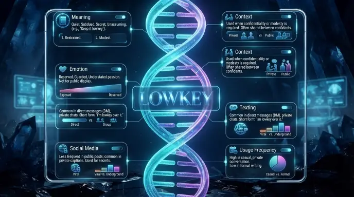What Does Lowkey Mean Slang