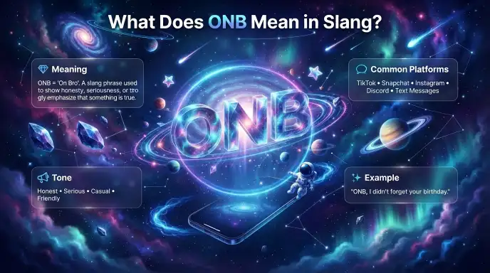 what does onb mean slang