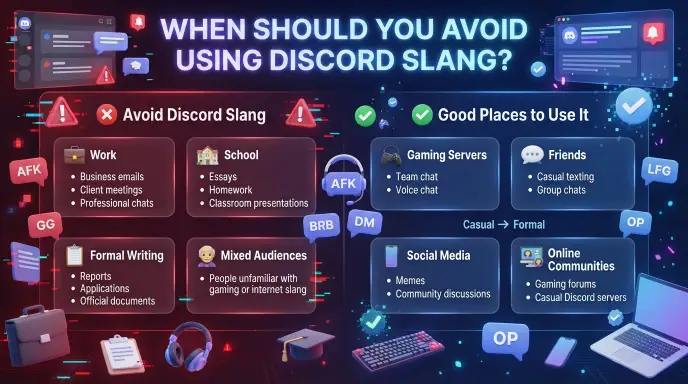 When Should You Avoid Using Discord Slang?
