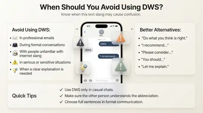 When Should You Avoid Using DWS?