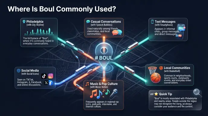 Where Is Boul Commonly Used?