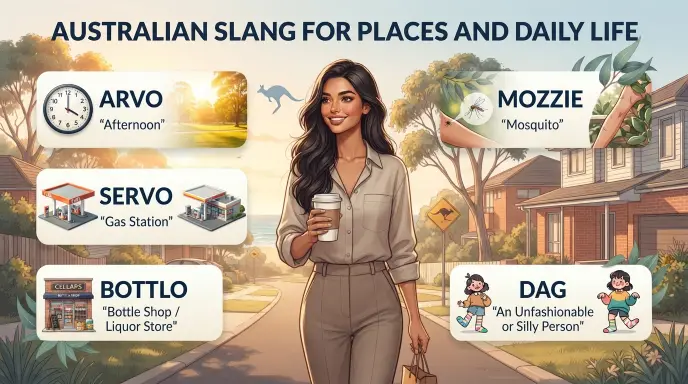 Australian Slang for Places and Daily Life