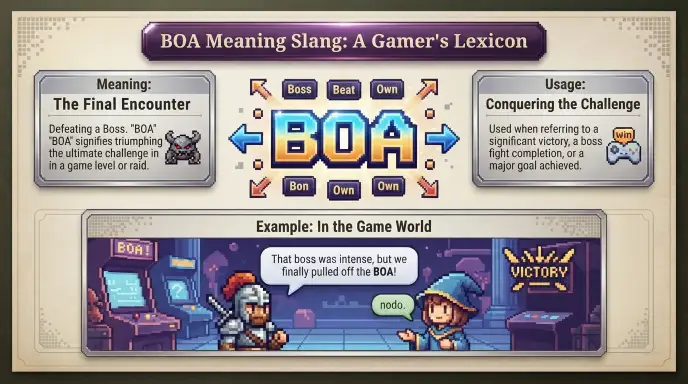 BOA Meaning Slang