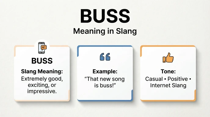 Buss Meaning Slang