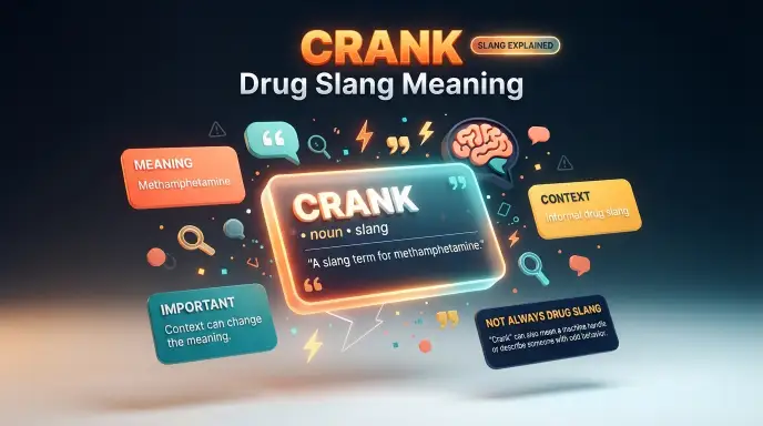 Crank Drug Slang