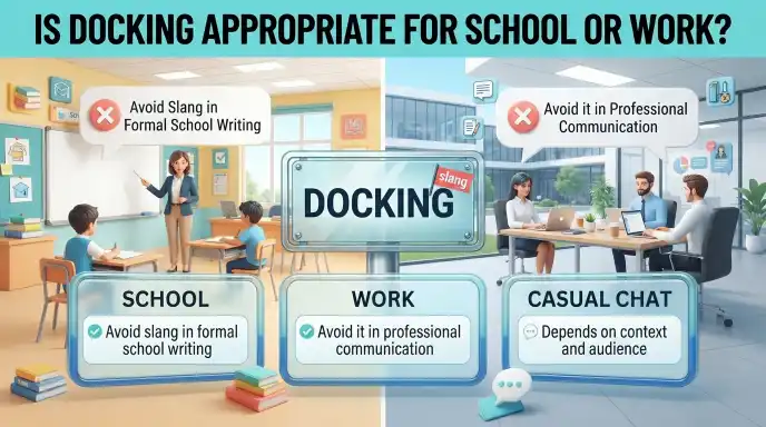 Is Docking Appropriate for School or Work?