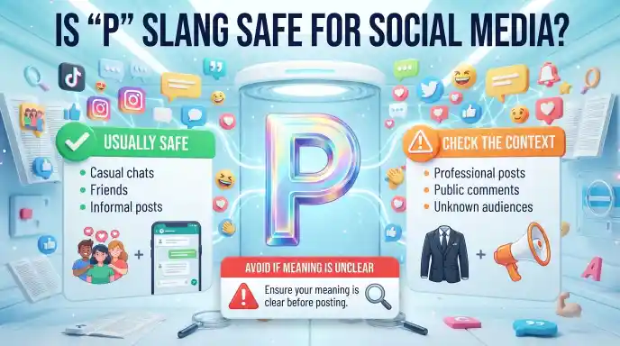 Is P Slang Safe for Social Media?