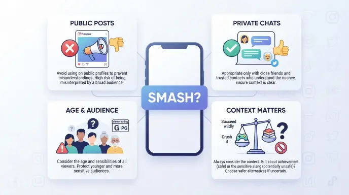 Is Smash Appropriate for Social Media?