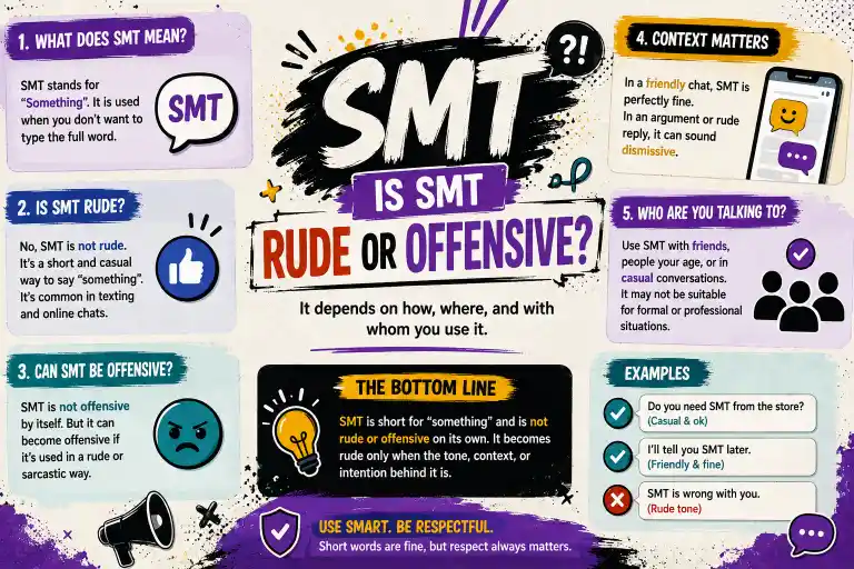 Is SMT Rude or Offensive?