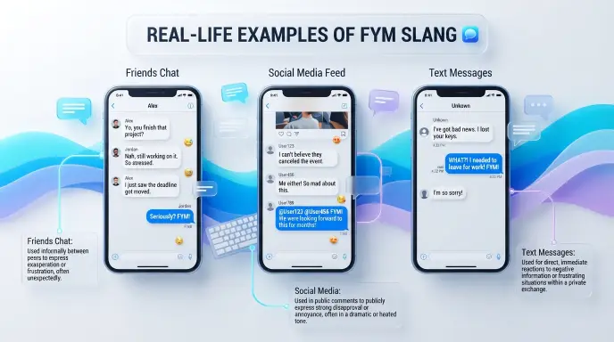 Real Life Examples of FYM Slang