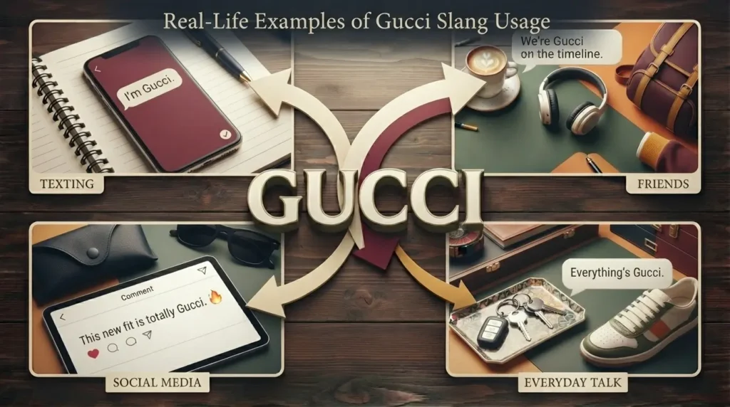 Real-Life Examples of Gucci Slang Usage