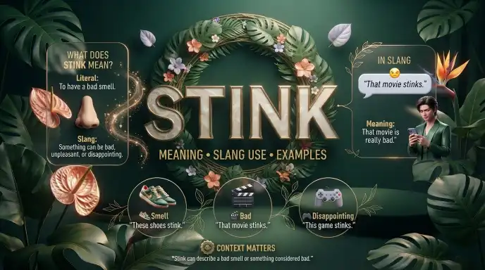 Stink Meaning Slang