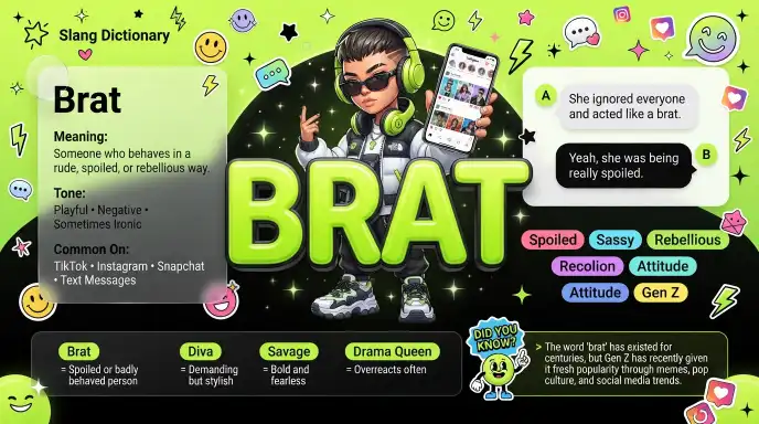 What Does Brat Mean in Slang