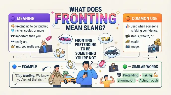 What Does Fronting Mean Slang
