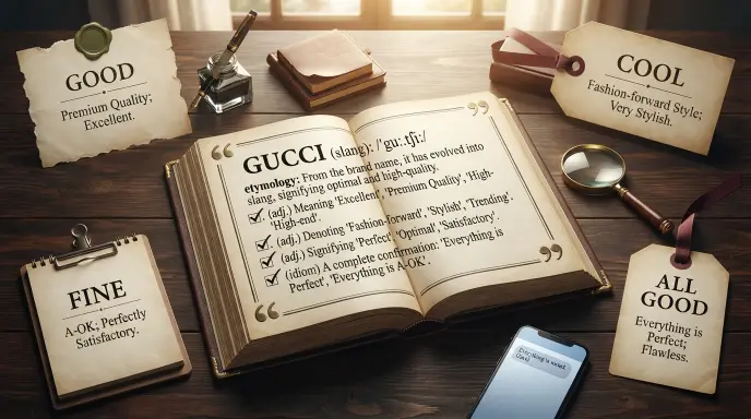 What Does Gucci Mean in Slang