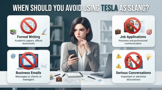 When Should You Avoid Using Tesla as Slang?