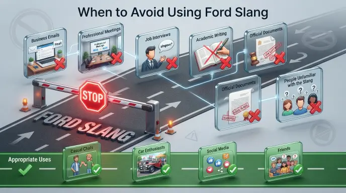 When to Avoid Using Ford Slang