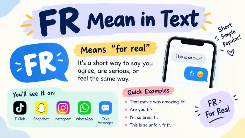 fr mean in text