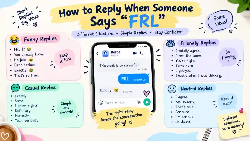 How to Reply When Someone Says “FRL”