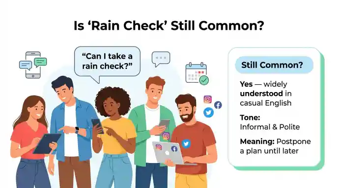 Is “Rain Check” Still Common?