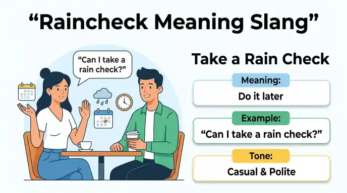 Raincheck Meaning Slang