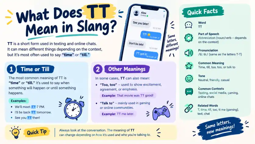 What Does TT Mean in Slang