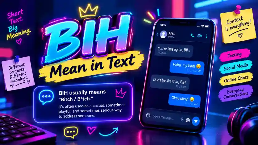 BIH Mean in Text