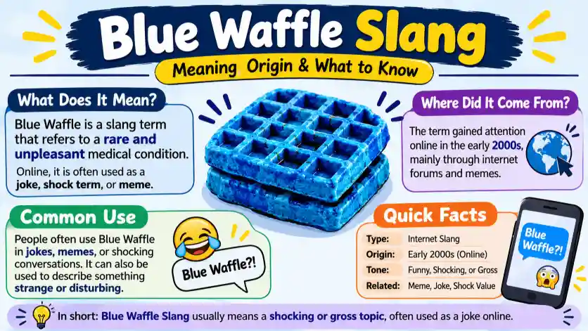 Blue Waffle Mean in Text