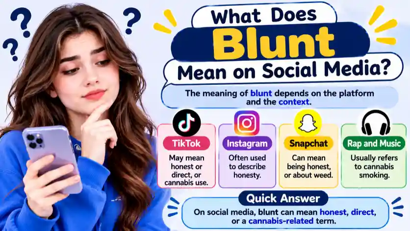 What Does Blunt Mean on Social Media?
