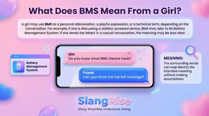 What Does BMS Mean From a Girl?