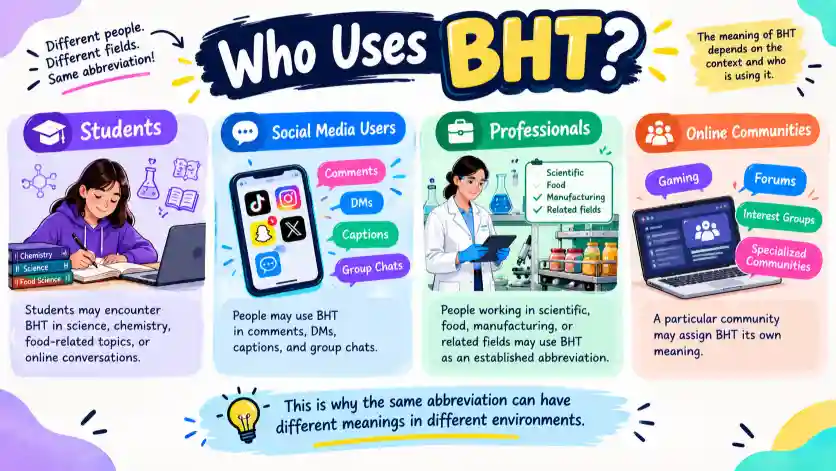 Who Uses BHT?